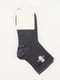 Шкарпетки чорні з малюнком | 6746354 | фото 2