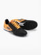 Кросівки спортивні чорного кольору з помаранчевими вставками | 6746779 | фото 2