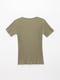 Піжама кольору хакі в рубчик: футболка та штани | 6747388 | фото 5