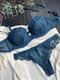 Комплект белья “Донна” в синем цвете: бюстгальтер-балконет та трусы | 6759164 | фото 2