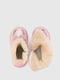 Рожеві дутики на шнурівці з логотипом бренду | 6740887 | фото 2