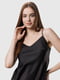 Сукня в білизняному стилі чорна | 6744366 | фото 3