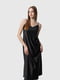 Сукня в білизняному стилі чорна | 6744366 | фото 2