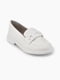 Перфоровані білі туфлі-лофери | 6745111 | фото 3