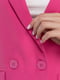 Двобортний рожевий жакет | 6739314 | фото 3