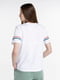 Біла бавовняна футболка з принтом | 6740559 | фото 3