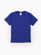 Бавовняна синя футболка | 6740850