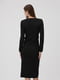 Чорна сукня-футляр з V-подібним вирізом | 6740959 | фото 7