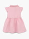 Рожева сукня з комірцем сорочкового типу | 6742093 | фото 3