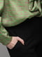 Блуза зелена з принтом | 6745459 | фото 6
