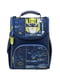 Рюкзак каркасний синій з принтом і брелком (35x25x13 см)  | 6745481 | фото 2
