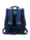 Рюкзак каркасний синій з принтом і брелком (35x25x13 см)  | 6745481 | фото 4