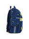 Рюкзак каркасний синій з принтом і брелком (35x25x13 см)  | 6745481 | фото 5