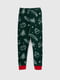 Зелена піжама: лонгслів і штани | 6745647 | фото 7