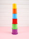 Іграшка-пірамідка різнокольорова | 6745780