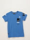Бавовняна футболка кольору електрик з прпнтом | 6745837 | фото 6