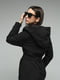 Куртка-пальто чорна з поясом | 6745969 | фото 4