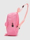 Рожевий рюкзак з принтом (25х21х9 см) | 6746107 | фото 4