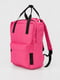 Рожевий рюкзак з чорними ручками | 6746113
