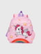 Рожевий дошкільний рюкзак з принтом | 6746114 | фото 2