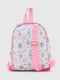 Дошкільний білий рюкзак з принтом | 6746124 | фото 6
