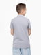 Сіра футболка-поло з комірцем | 6746141 | фото 4