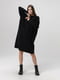 Чорна сукня-светр крою oversize | 6746145 | фото 3