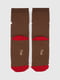 Шкарпетки коричневі в принт “Пряники фемілі” | 6746182 | фото 4