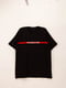 Чорна бавовняна футболка з принтом | 6746356 | фото 7