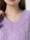 Пуловер бузкового кольору крою oversize | 6746531 | фото 3