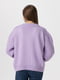 Пуловер бузкового кольору крою oversize | 6746531 | фото 6