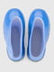 Сині гумові чобітки з рельєфною підошвою | 6746736 | фото 7