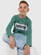 Лонгслів з принтом для хлопчика зелений | 6747312 | фото 6