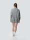 Сіра однотонна сукня-светр в рубчик | 6747548 | фото 7