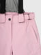 Штани на шлейках для дівчинки рожевий | 6747626 | фото 4