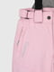 Штани на шлейках для дівчинки рожевий | 6747626 | фото 5