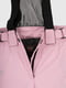 Штани на шлейках для дівчинки рожевий | 6747626 | фото 7