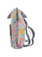 Різнокольоровий рюкзак в яскравий квітковий принт | 6747793 | фото 2