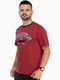 Піжама бордово-чорна: футболка та шорти | 6741703 | фото 2