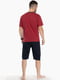 Піжама бордово-чорна: футболка та шорти | 6741703 | фото 5