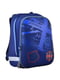 Рюкзак каркасний синій з принтом | 6743201