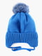 Трикотажний набір: шапка з принтом та шарф-снуд | 6743234 | фото 3