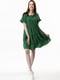 Сукня зелена з візерунком | 6743644 | фото 2