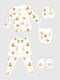 Костюм для виписки “Бурундук”: сорочечка, повзунки, шапка, слинявчик та подряпки | 6744233