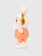 Танцюючий кролик персикового кольору | 6744829 | фото 2