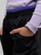 Чорні широкі штани з кишенями | 6737784 | фото 3