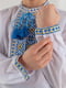 Вишиванка “Козачок” біла з блакитною вишивкою | 6738942 | фото 4