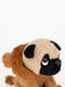 М'яка іграшка «Мопс в одязі» коричнева 20 см | 6740702 | фото 4