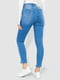 Синие джинсы скинни с потертостями | 6759256 | фото 4