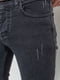 Серые зауженные джинсы с карманами | 6759265 | фото 5